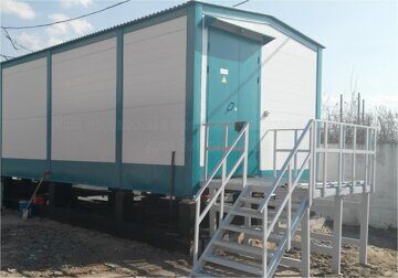 Блочно-модульное здание ЗРУ-10 кВ для РП Тяговая